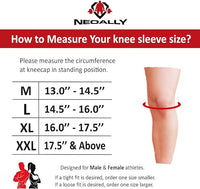 NeoAlly® High Strength Compression Knee Sleeves for Weightlifting