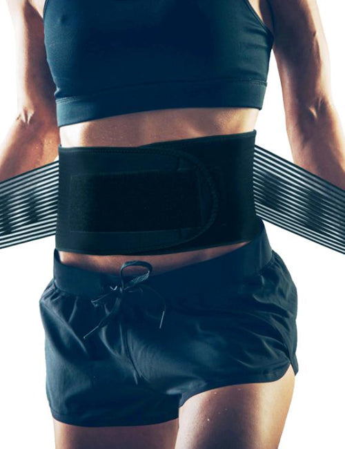 Women S-XL Sport Top Back Brace Support Belt Orthopedic Back