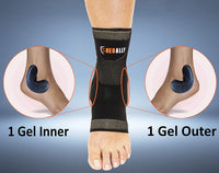NeoAlly® Copper Gel-Padded Ankle Sleeves | Gel Inserts for Additional Support | NeoAllySports.com