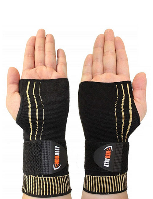 NeoAlly® Copper Wrist Support with Adjustable Strap | NeoAllySports.com