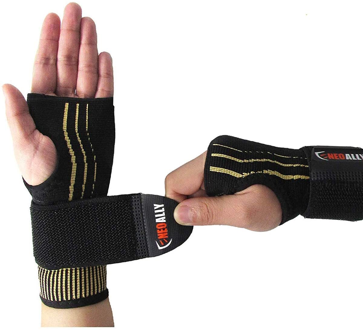 UptoFit - Copper Wrist Compression Sleeve, Hand Brace Wrist Support for  Carpal Tunnel, Wrist Brace for Tendonitis, Breathable Copper Compression
