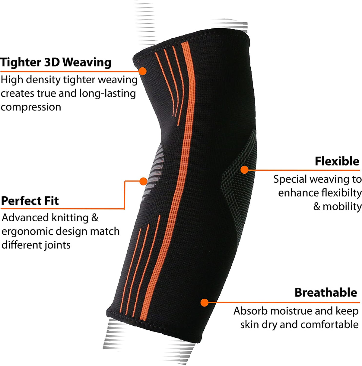 NeoAlly® Compression Elbow Sleeves | Breathable, Long-Lasting Compression | NeoAllySports.com