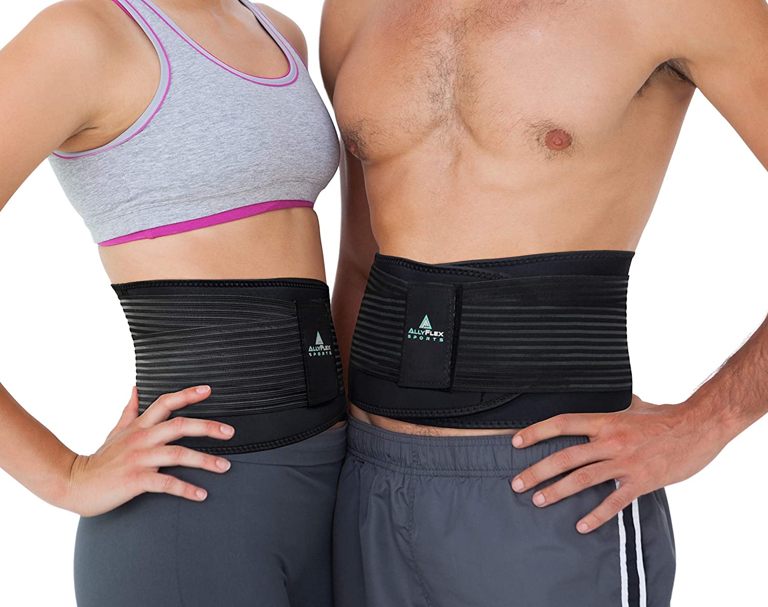 AllyFlex Sports Back Brace for Men NeoAllySports